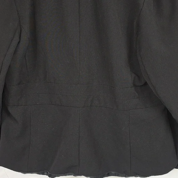 First Option Too Elegant Black Women's Blazer Lined Size 16W (W365) - Picture 9 of 9